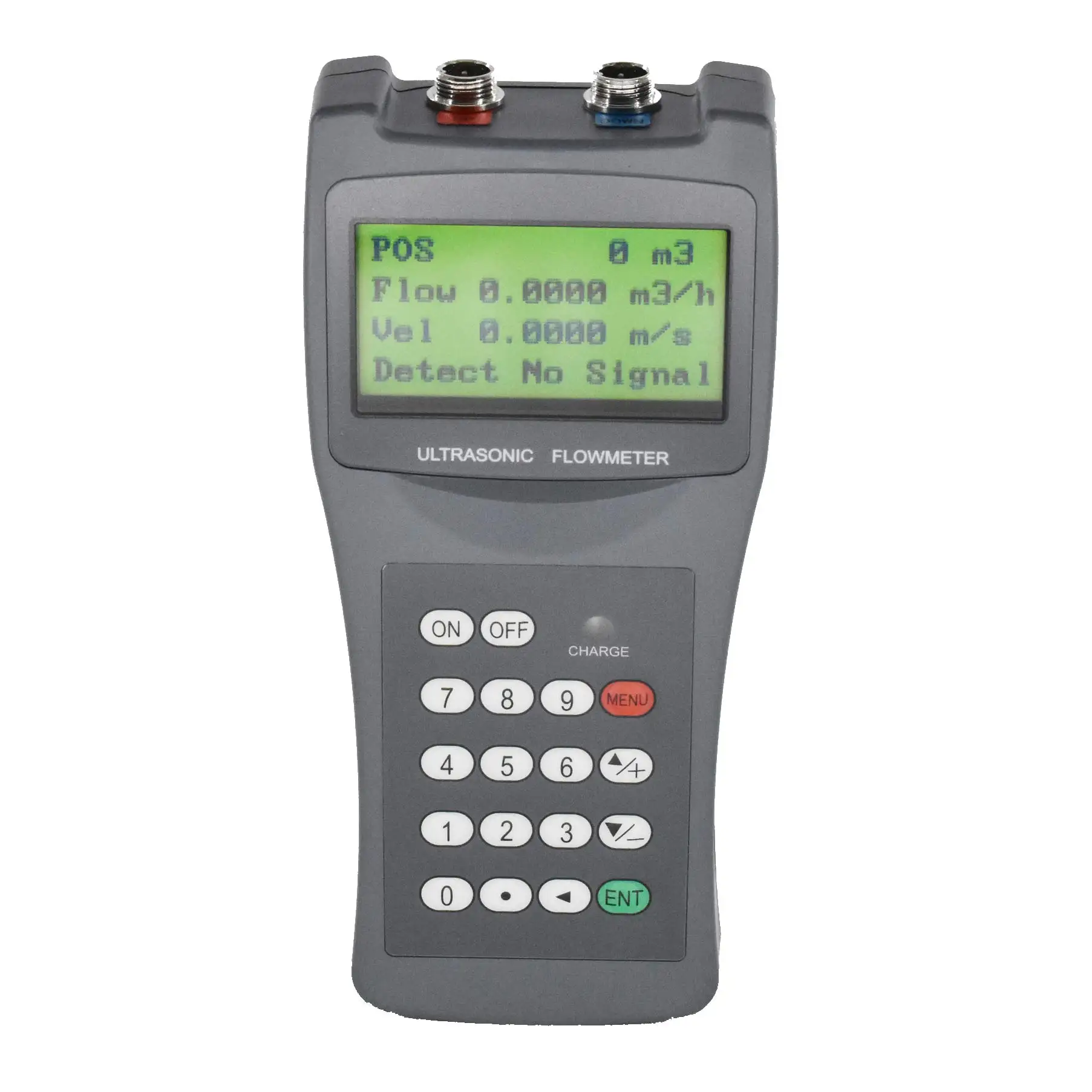 Handheld Digital Ultrasonic Liquid Flowmeter Portable Flow Meter TDS-100H DN50-700mm M2 Transducer