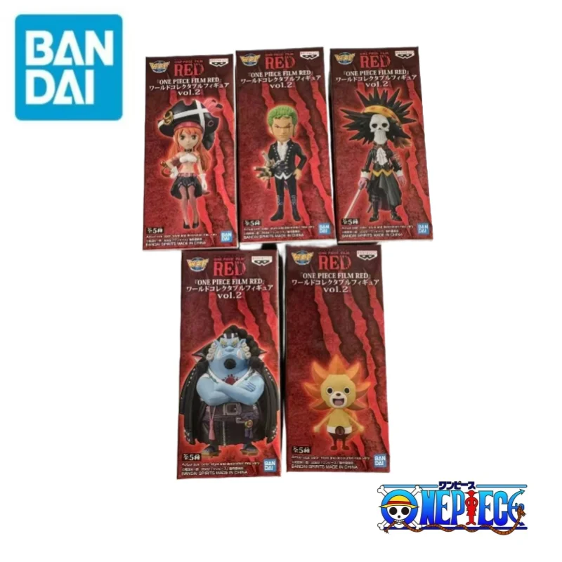 

В наличии оригинальные Bandai Banpresto цельные праздничные подарки 100% натуральная фигурка Filme Vermelho Vol 2, модель статуи, украшения