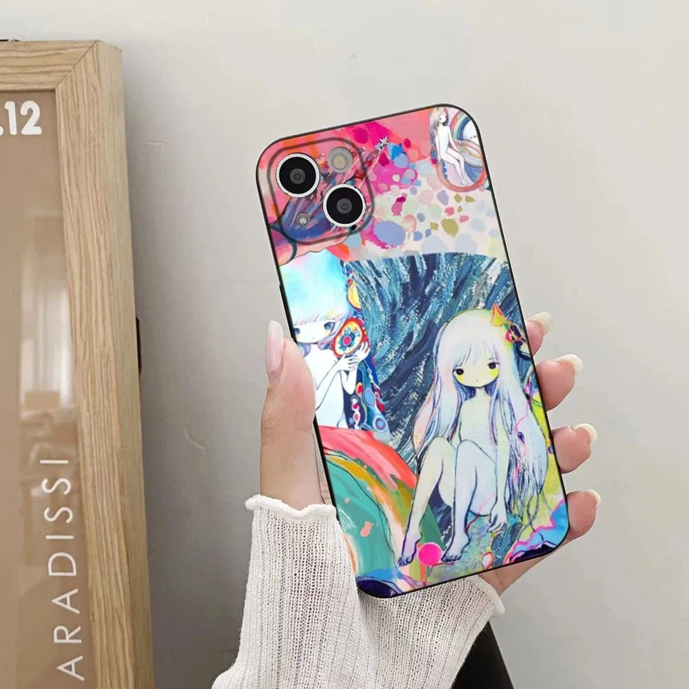 حافظة هاتف Kikuo Anime Japan Music لهاتف iPhone 16,15,14,13,12,11 Plus, Pro,Max,XR,XS,X,7,8 Plus,SE,Mini Silicone Soft #5