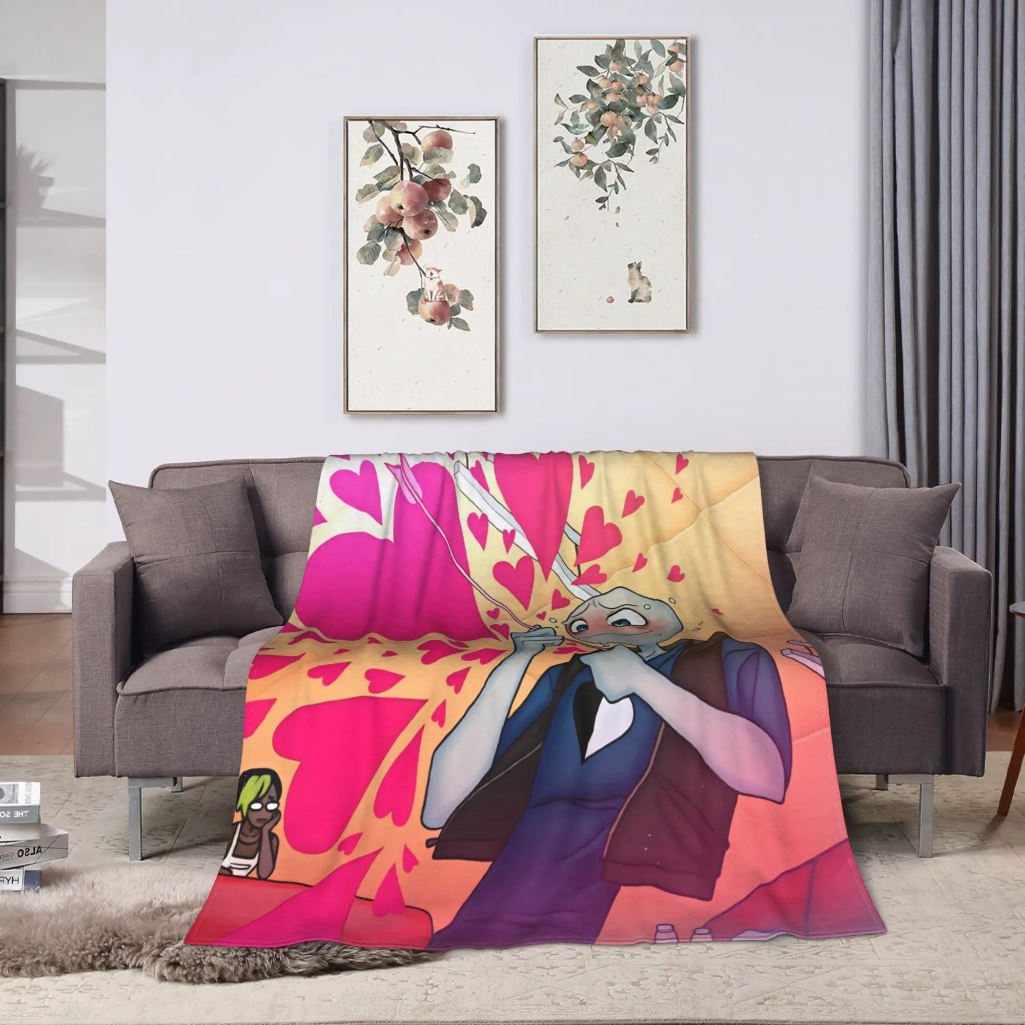 Peter Game Y-Your B-Boyfriend Super Soft Blanket  Picnic Plush Throw Blanket Funny Couch Chair Flannel Bedspread Sofa Bed Cover