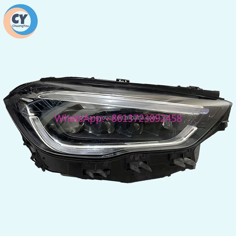 

For Mercedes-benz GLA AMG H247 Original Headlight Lens 2020 2021 2022 2023 Matrix LED Headlamp GLA45 GLA45 250 Geometric Light