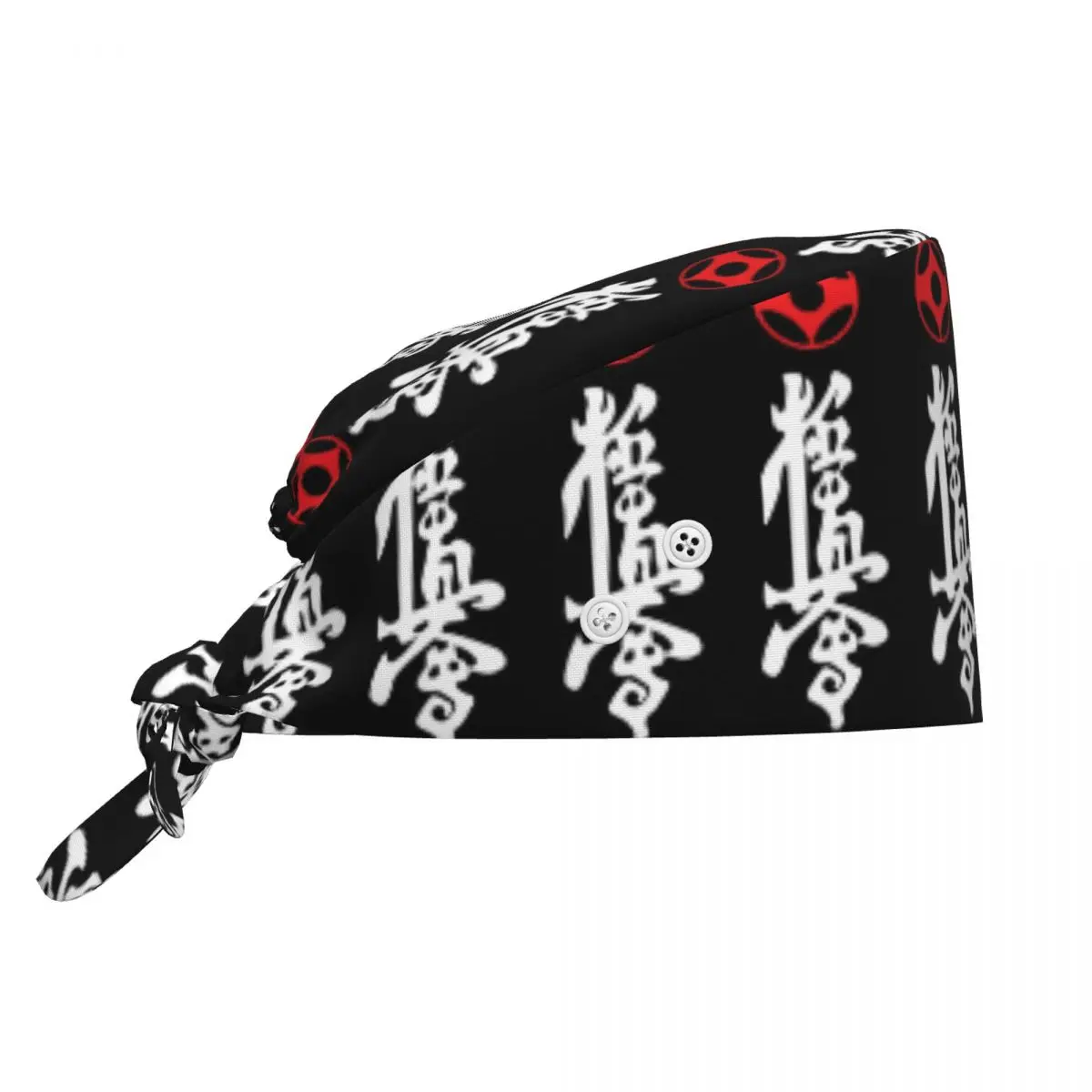 Kyokushin Kaikan Karate Symbol Kyokushinkai Dojo Scrub Hat Doctor Working Surgical Cap Men Women Adjustable Nursing Caps Dentist