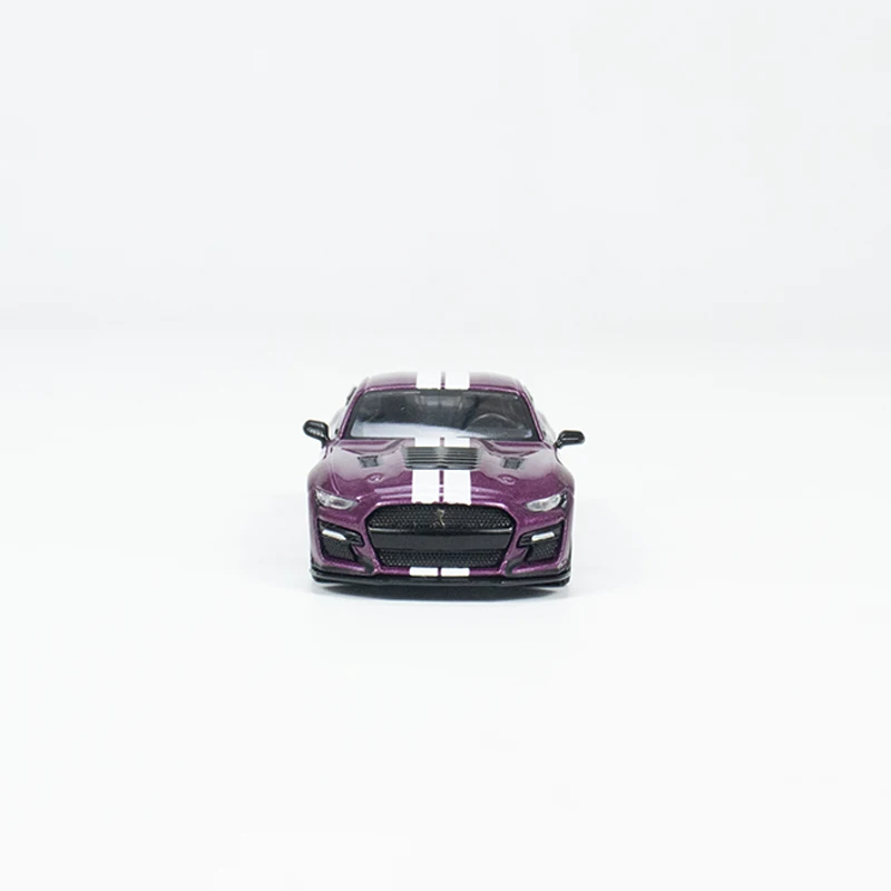 Mini Gt 1:64 Model Auto Shelby Gt500 Dragon Snake Concept Legering Gegoten Voertuig #696 Paars