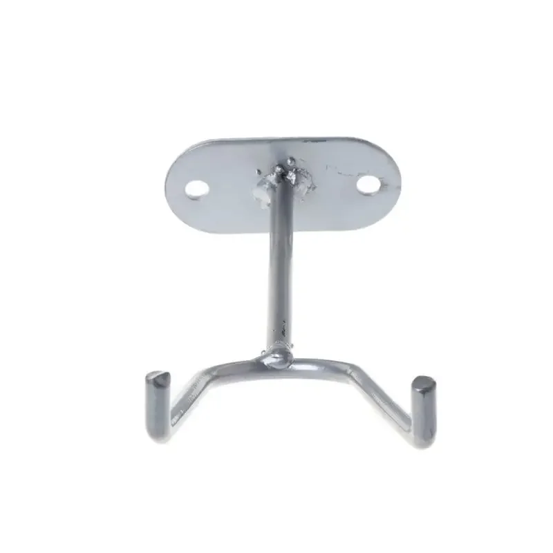 Soporte para pistola pulverizadora de 16x6,2 cm con 2 agujeros, soporte para pistola pulverizadora de alimentación por gravedad montado en la pared, fija a paredes y estaciones de cabina de pulverización R9UF