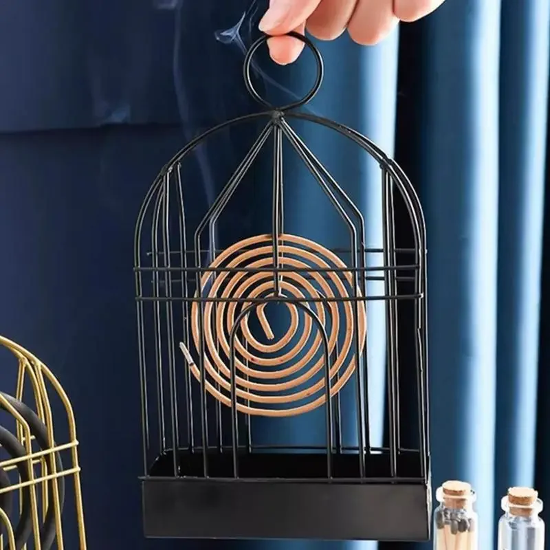 Summer Outdoor Camping Mosquito Coil Holder Tray Portable Hotel Insect Repellent Rack Hanging Bracket Tray Home Camping Supply