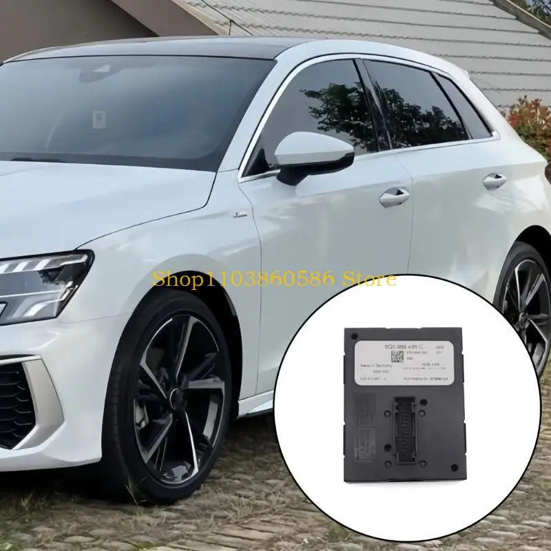 242A Black Keyless Entry Control Unit 5Q0959435C, Rectangular Pin-Port Housing for Golf MK7 Vehicle Access Electronics Service