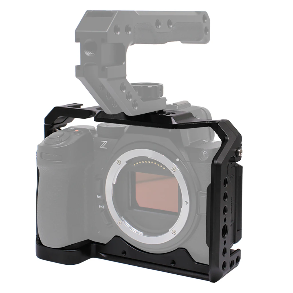 Kamerakäfig für Nikon ZR Z5/Z6/Z7/Z6II/Z7II Kamera-Videorig aus Aluminiumlegierung mit L-Platte zum Schutz der Kameras – Detail 12