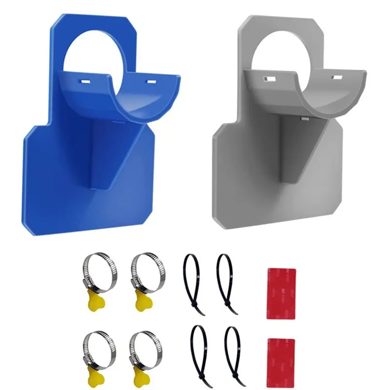 B48B-Above Ground Pool Accessories 1Set Pipe Holders With Hose Cable Tie Clamp Swimming