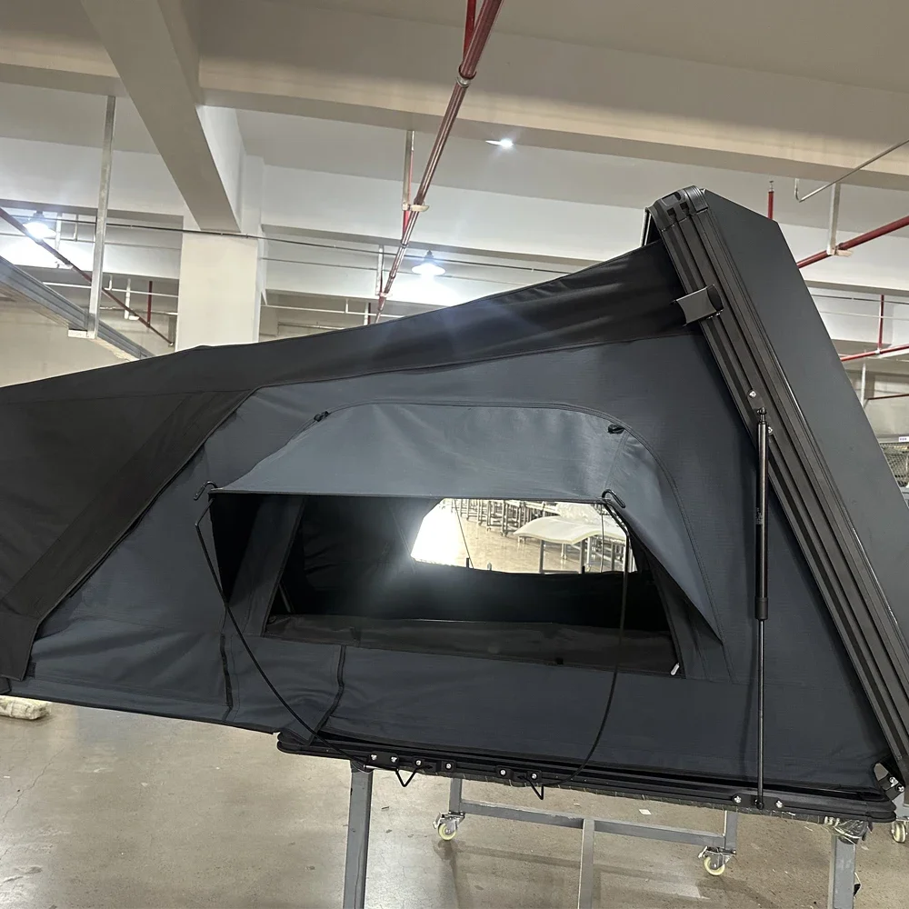 NEW Style Aluminum Hard Shell Car Roof Top Tent Convenient Folding Four-season Quick Automatic Opening One Bedroom