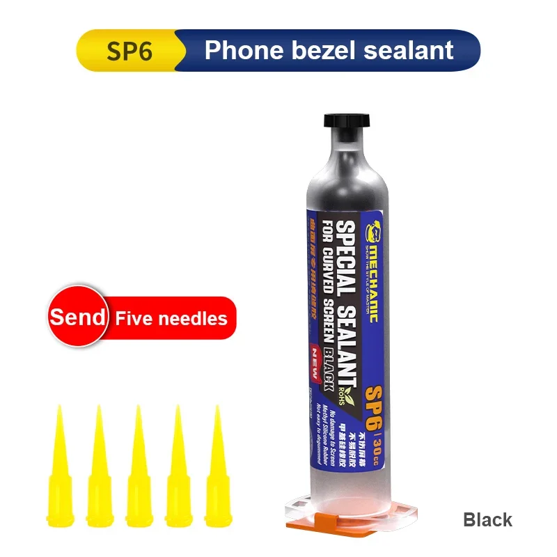 Mechanic SP6 SP9 Black White Adhesive Glue 30CC Screen Middle Frame Adhesive Phone LCD Repair Glue Tools Waterproof