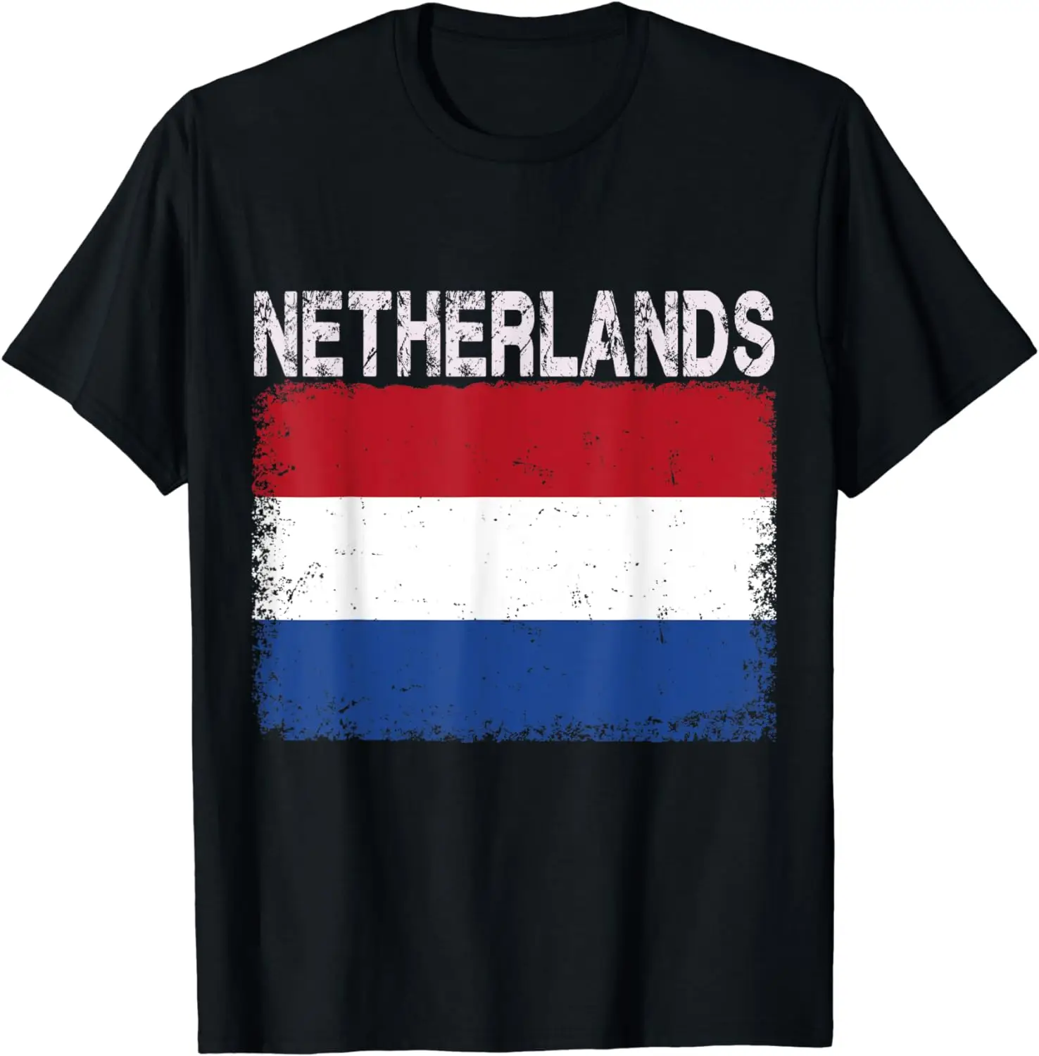 Vintage Netherlands Flag Dutch Pride Clothing Sports T-Shirt for Unisex Holiday Short Sleeve Cotton Graphic T Shirts