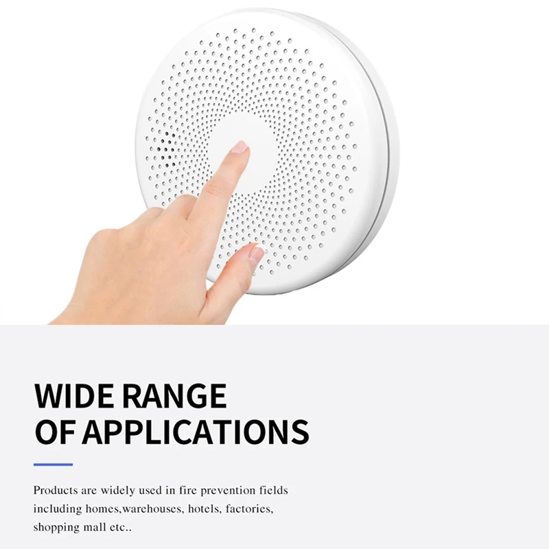 2 In 1 Version Wifi Function Smart Life Smoke Detector Sensor & Carbon Monoxide Co Gas Detector Smoke Fire Sound Alarm