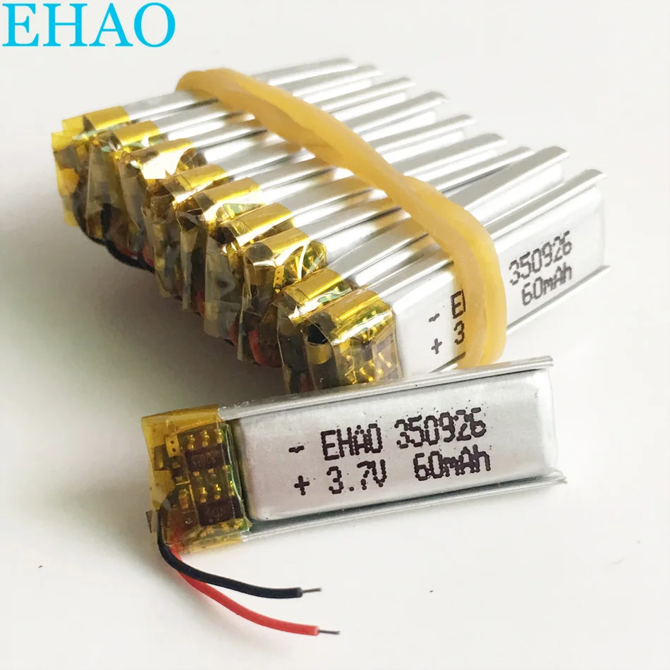 350926リチウムポリマー電池の実用評価：BluetoothヘッドホンやMP3プレーヤーに最適な10個セットの性能と使い方