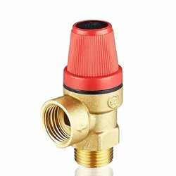 1pc Brass Safety Valve Drain Relief Switch For Solar Water Heater Inner Outer Wire Home Appliance Switch Accessories