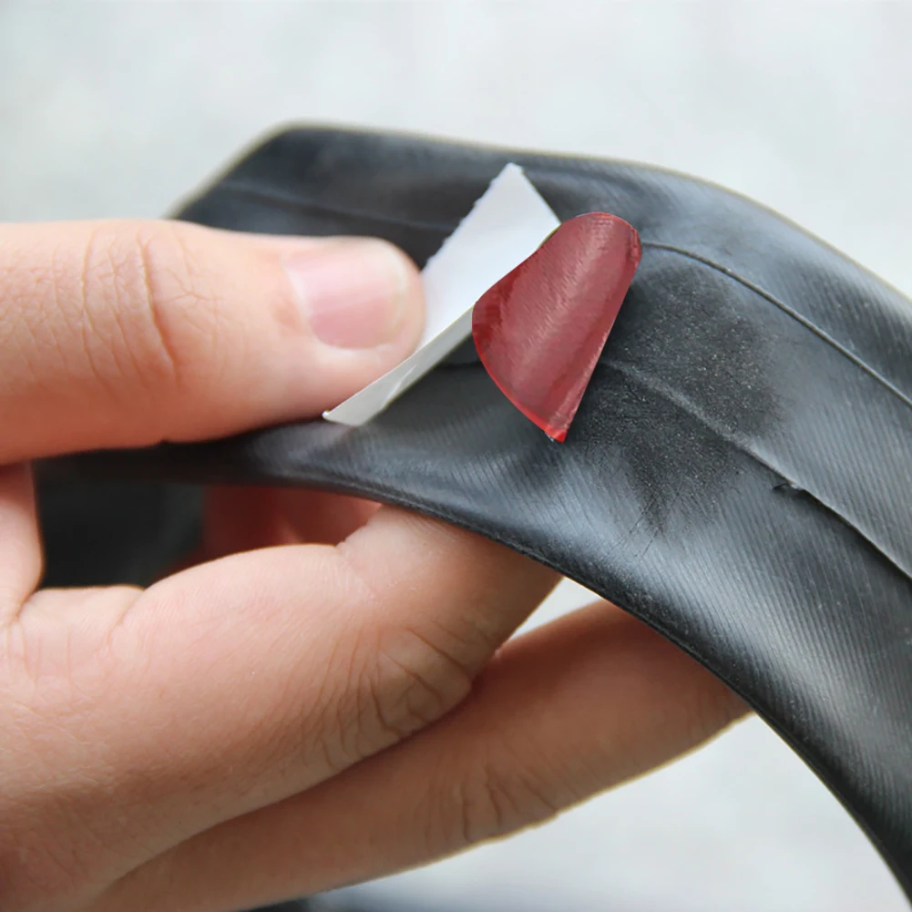 48 قطعة إطارات الدراجات النارية وسادة إصلاح المطاط 25 مللي متر الدراجة الأنبوب الداخلي ثقب Patces أدوات الصيانة المستديرة معدات ركوب الدراجات #3