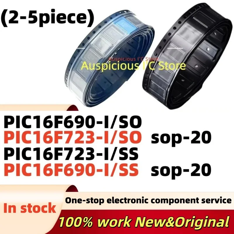 (2-5pcs)100%NEW PIC16F690 PIC16F690-I PIC16F690-I/SO PIC16F690-I/SS SOP-20 PIC16F723-I/SO PIC16F723-I/SS PIC16F723 sop-28