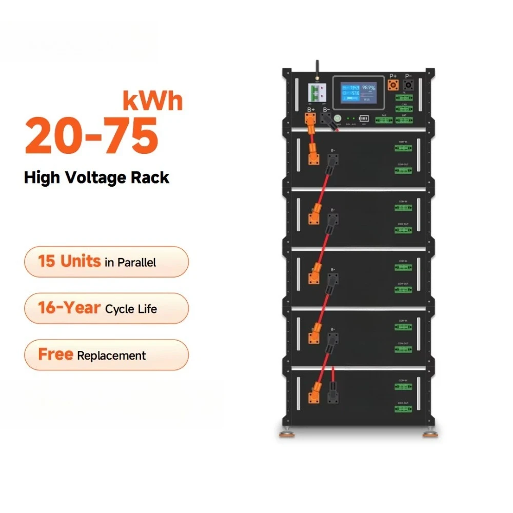KEVOLT 10kW 15kW 20kW Solar Mounting System Solar Panels With Battery and Inverter High Voltage Lithium Ion Batteries Pack