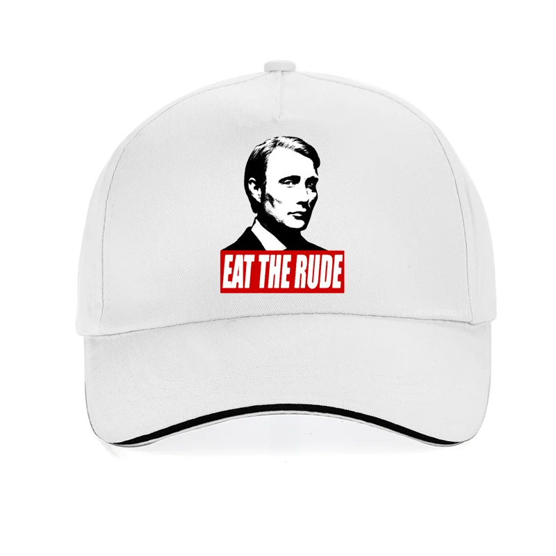 Eat The Rude Hannibal baseball cap Men Cotton summer cool men hat Lecter Mads Horror Hannigram funny djustable Snapback hats