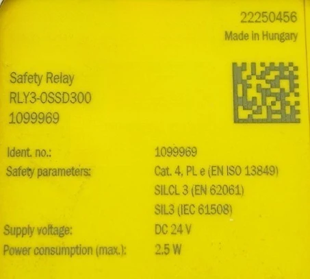 Brand New Original  RLY3-OSSD300 1099969 Safety Relays ReLy Evaluation Unit Safety  Original Packaging Fast Delivery