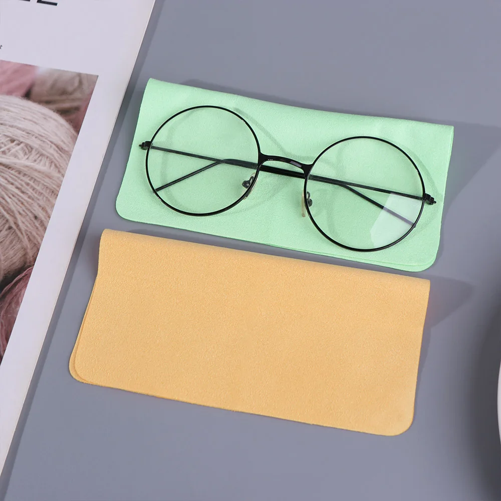 Suede Glasses Cloth Microfiber Solid Color Phone Glasses Cleaner Cleaning Wipes Glasses Clean Microfiber Cleaning Cloth Camera