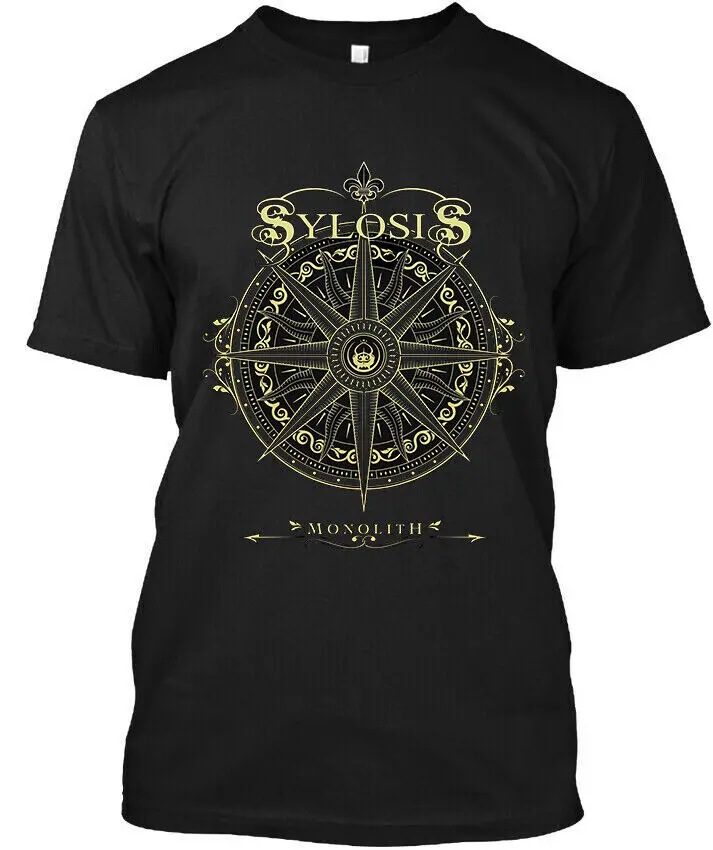 Sylosis Monolith British Music Graphic Retro Art Logo T-Shirt S-4XL  High Quality 100%Cotton Short Sleeve