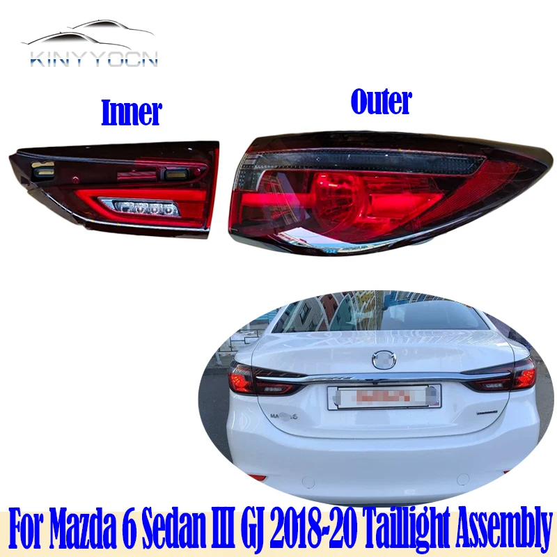 

For Mazda 6 Atenza III GJ 2018 2019 2020 Rear Light Tail Light Tail Lamp Taillight Taillamp Lantern Brack Back Backup light