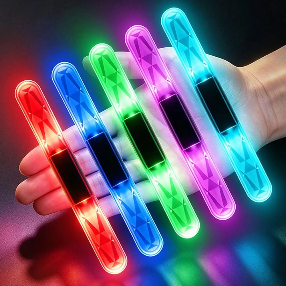 Solar Powered Solar LED Strobe Flash Light Waterproof Colorful Dynamic Car Anti-collision Warning Light Self-adhesive Bump Guard
