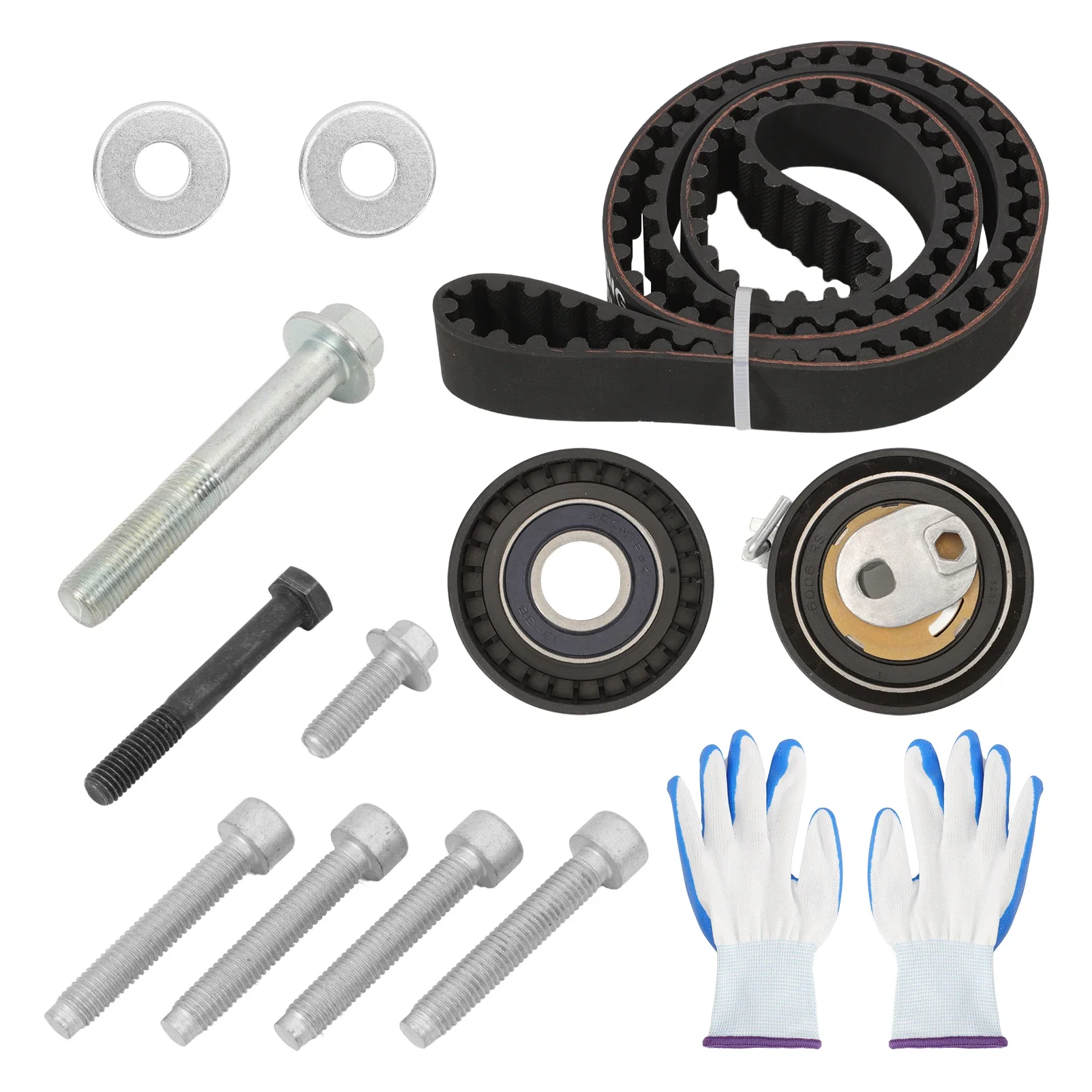 

Engine Timing Belt Kit Timing Tensioner Set Compatible with Volvo 2.0T XC90 XC70 XC60 V90 V70 S90 S80 S60 32213096