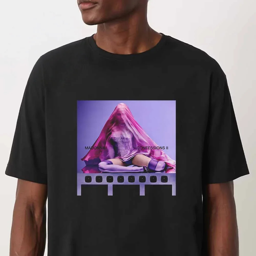 T-shirt d'été Madonna Album Confessions on A Dance Floor, t-shirt vintage Y2K tendance pour hommes et femmes