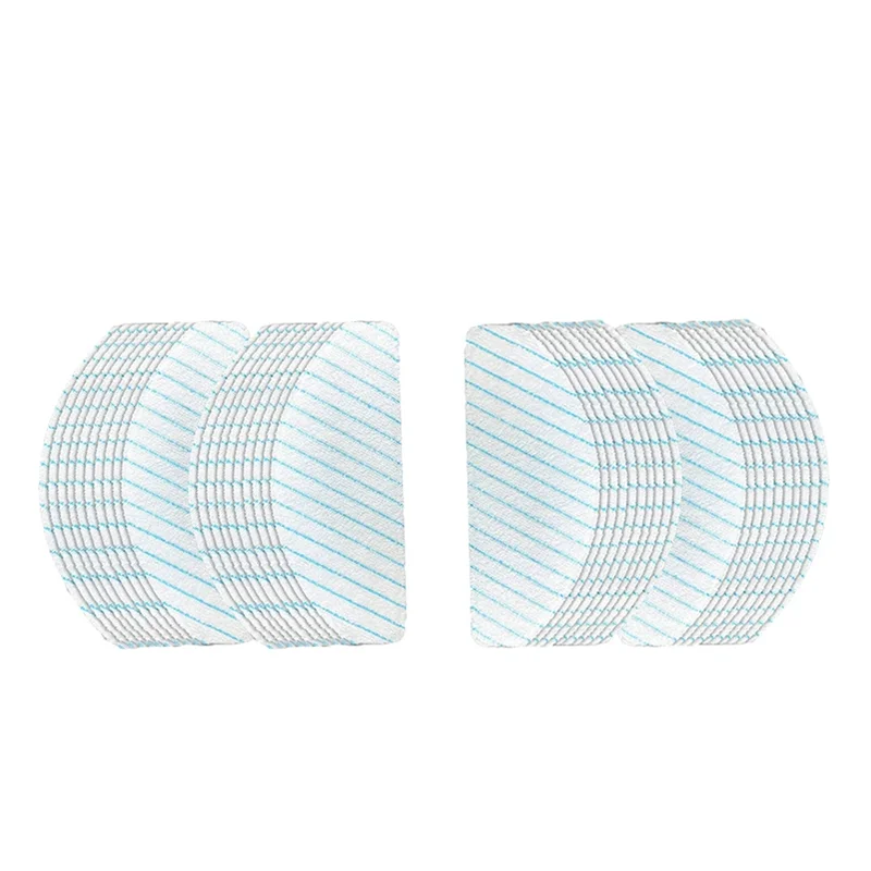 ABKR-100PCS لـ Ecovacs Deebot Ozmo T8 T8 +/ T8 AIVI T9 AIVI / N8 Pro/ N8 Pro + جهاز آلي لتنظيف الأتربة أجزاء وسادات الممسحة القابل للتصرف