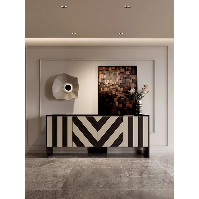 

Декоративный шкаф, узор зебры, обеденный шкаф, входная дверь, входной шкаф, обувной шкаф