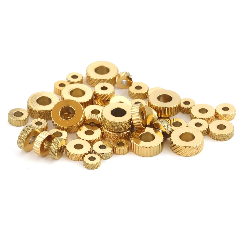 20 Stks/partij Roestvrij Staal Platte Losse Spacer Kralen Voor Sieraden Maken Benodigdheden Diy Kralen Voor Armband Maken Bulk Groothandel