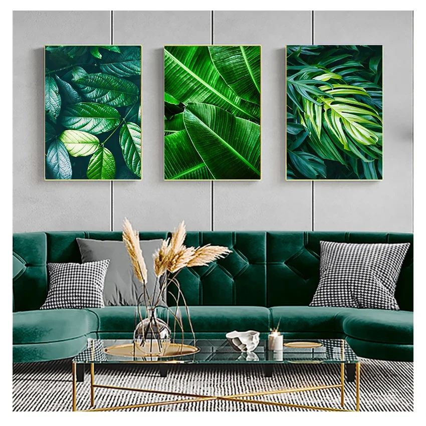 1pc frameless Canvas Painting 1pc frameless Canvas Painting Leaf Wall Art Print Canvas Painting Nordic Posters And Prints Pictur