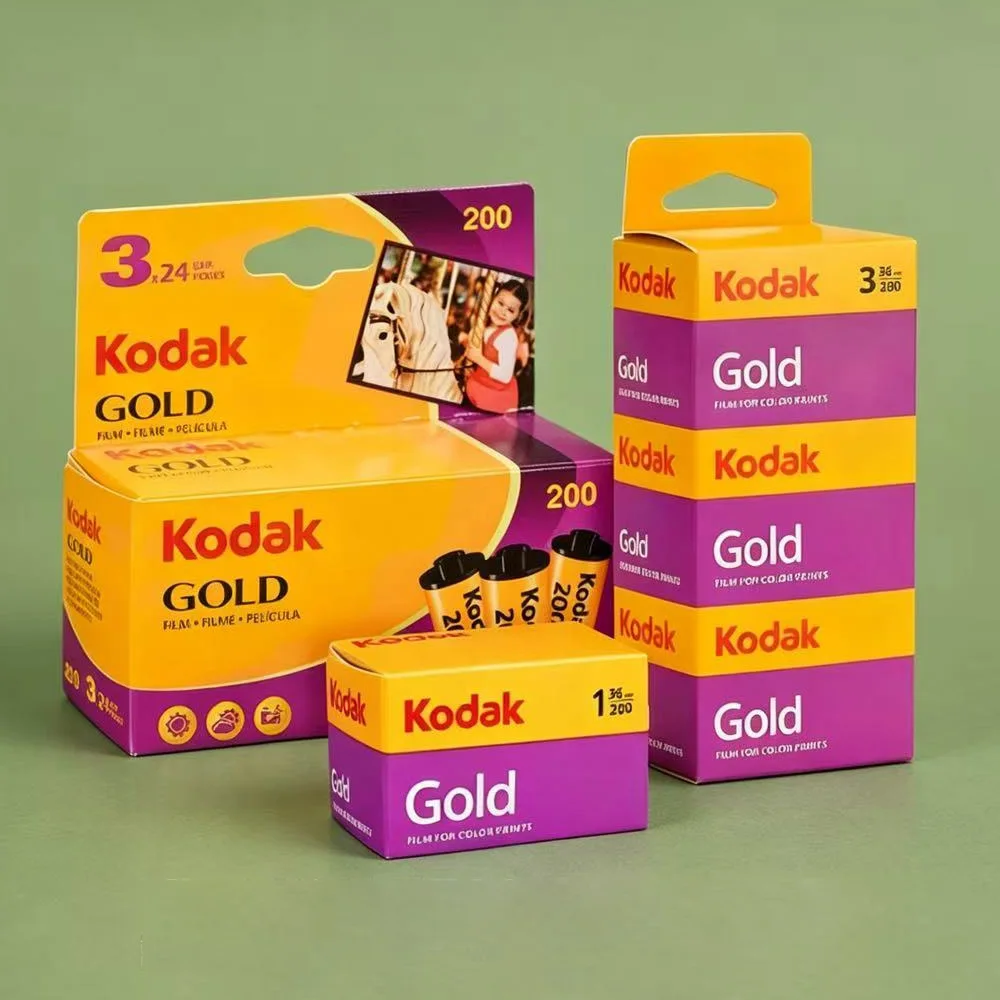 1 2 5 6 10 Rollos de Película KODAK GOLD 200 de 35 mm con 36 Exposiciones por Rollo para Cámaras de Película KODAK M35 / M38/H35/F9/I60 (Fecha de Caducidad: 2027)