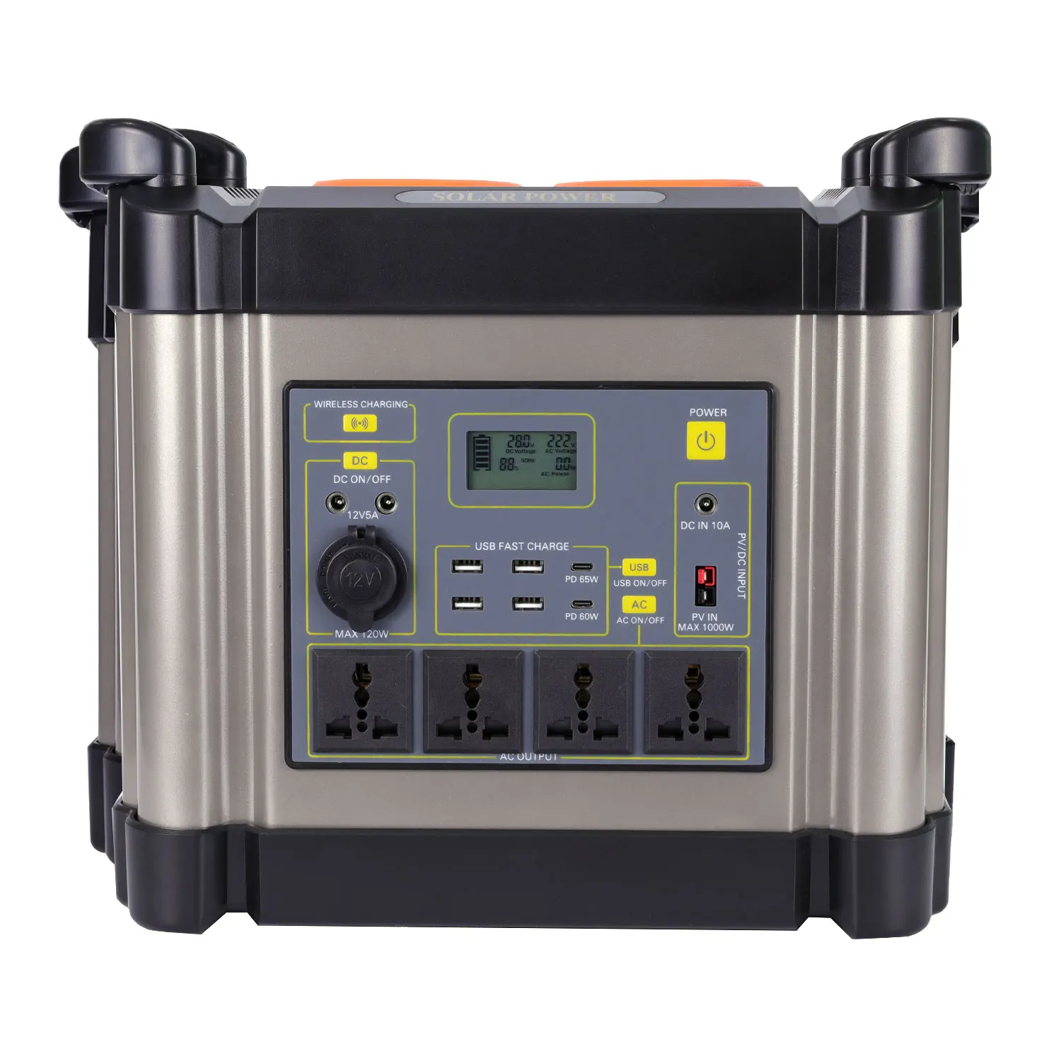 1000w 110v 220v High-power Emergency Portable Energy Storage Power Supply Solar Energy Portable Power Station