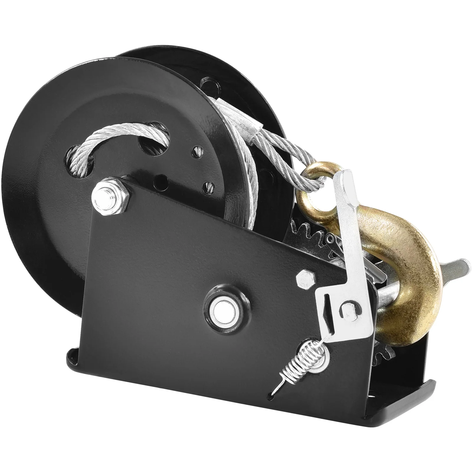 

VEVOR Hand Winch, 3500 lbs Pulling Capacity, Boat Trailer Winch Heavy Duty Rope Crank with 33 ft Steel Wire Cable and Two-Way