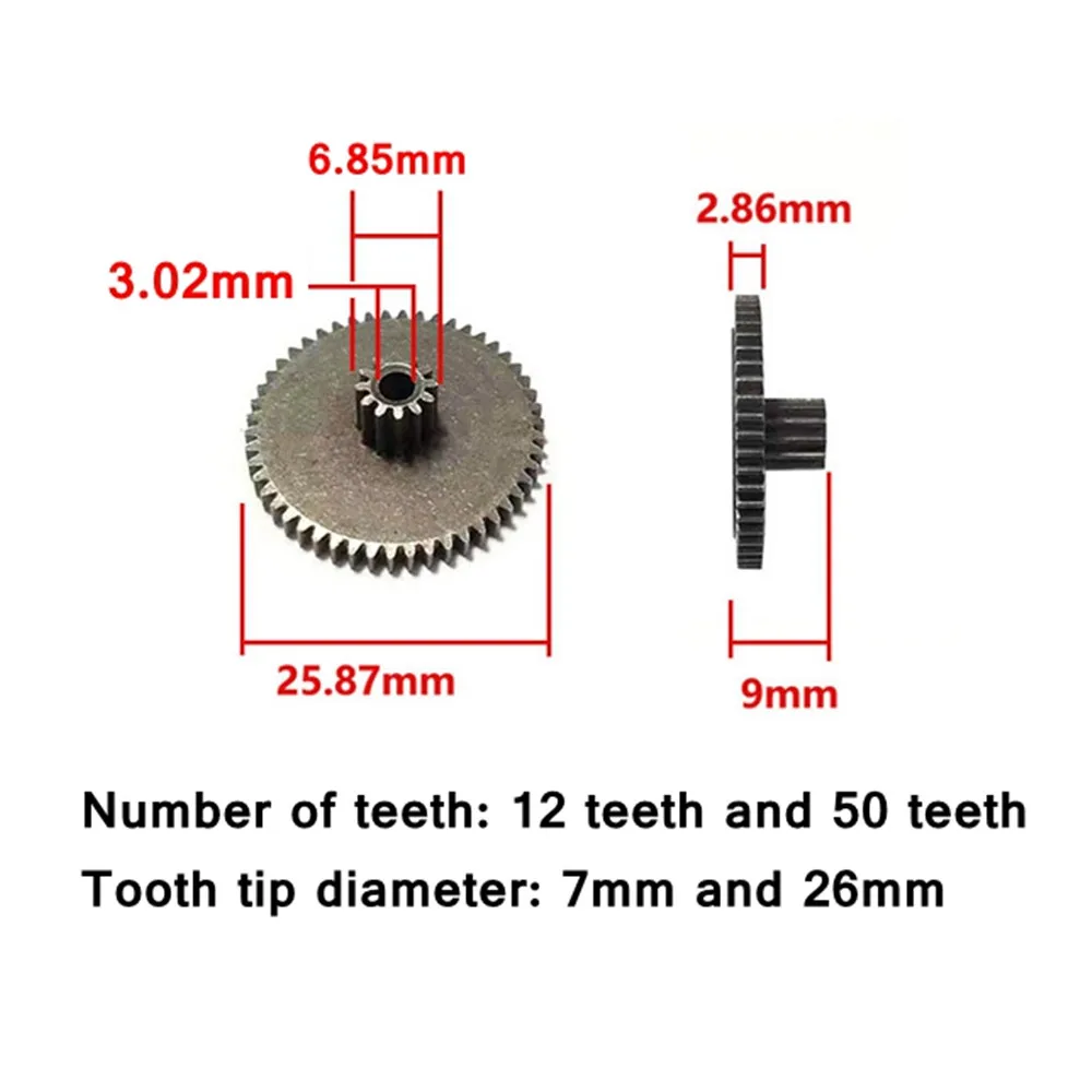 0.5M metalowa przekładnia pojedyncza/podwójna przekładnia 18/24/36/42/50 zębów 3/4/6mm DIY części do modeli