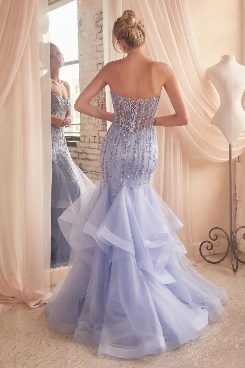 Multilayers Prom Dresses Mermaid Party Dress Lace Evening Dresses Applique Princess Gowns for Women Party Gowns Customized