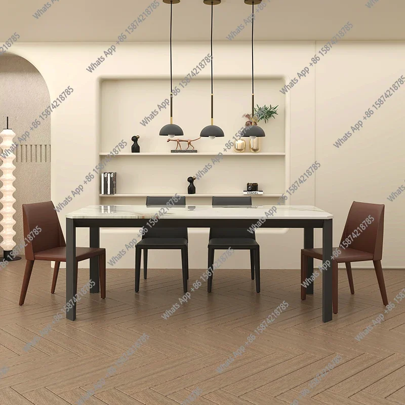 

MX Marble Rectangular Light Luxury Italian Minimalist Modern Simple Small Apartment Household Table
