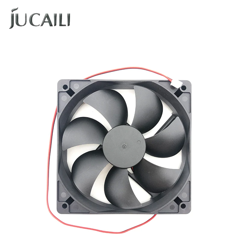 

JUCAILI 12cm x 12cm x 2.5cm DC24V Suction Fan for Large Format Printers Paper Suction Cooling Fan for Inkjet Printer