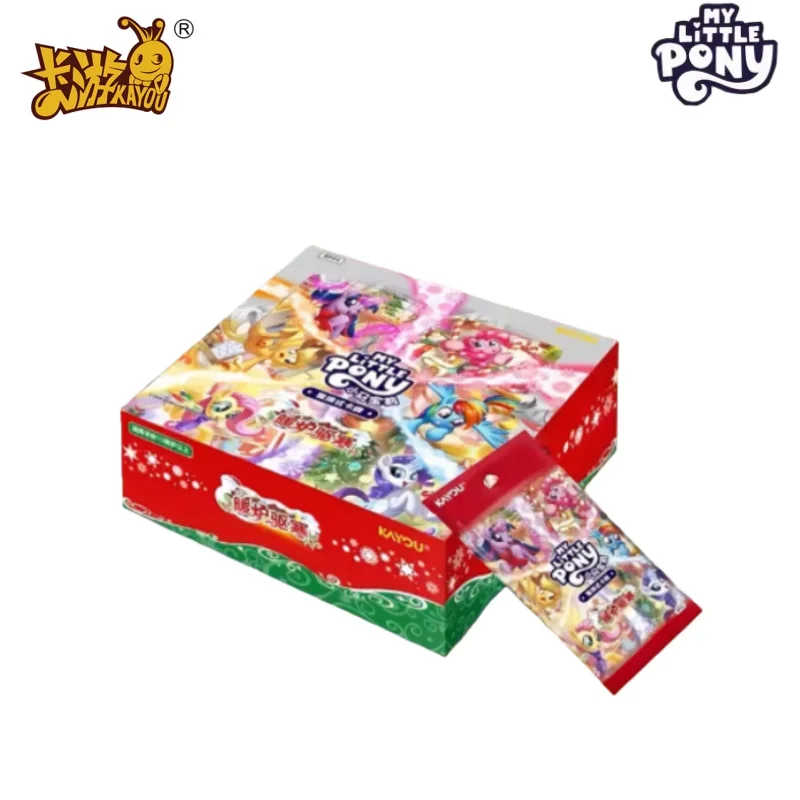 KAYOU Echte Nieuwe My Little Pony Vriendschap Eeuwige Ster Tas 2 Ritme Maan AR Vergulde Decoratie OF Collectie Kaart Cadeau