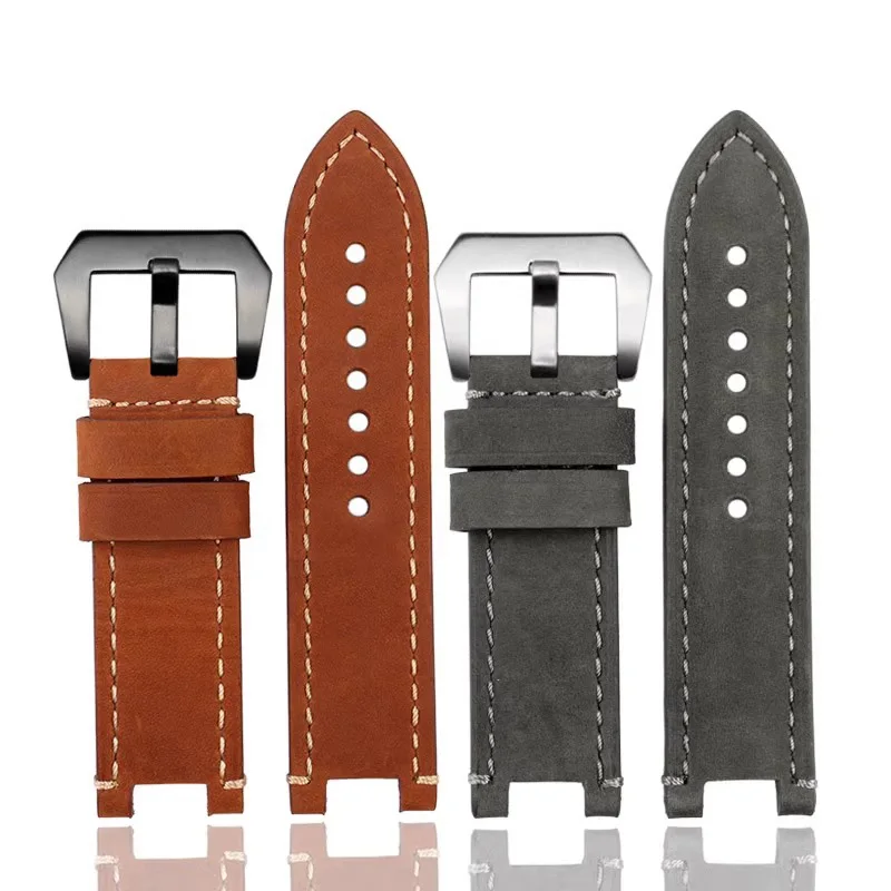 G-SHOCK Casio GST-W120L/W130L//S120/S100/S110 MTG-B1000 G1000 시리즈 시계 스트랩 남성용 팔찌용 빈티지 소가죽 시계 밴드