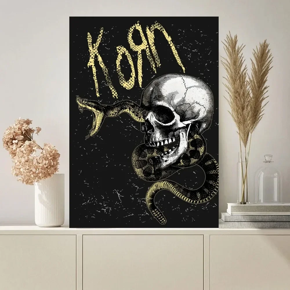 Korn Rock Band Poster Paintings on The Wall Picture for Living Room Interior Painting Room Decoration