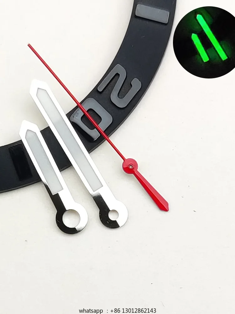 

Трехконтактный, стрелка часов, зеленые светящиеся часы + штифт, подходит для механизма NH35/36/4R.