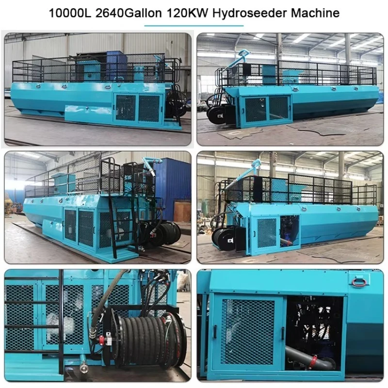 Commercial Hydro Seeding Equipment for Golf Course Fairways and Roughs with Adjustable Pressure and Pattern Control Efficiency