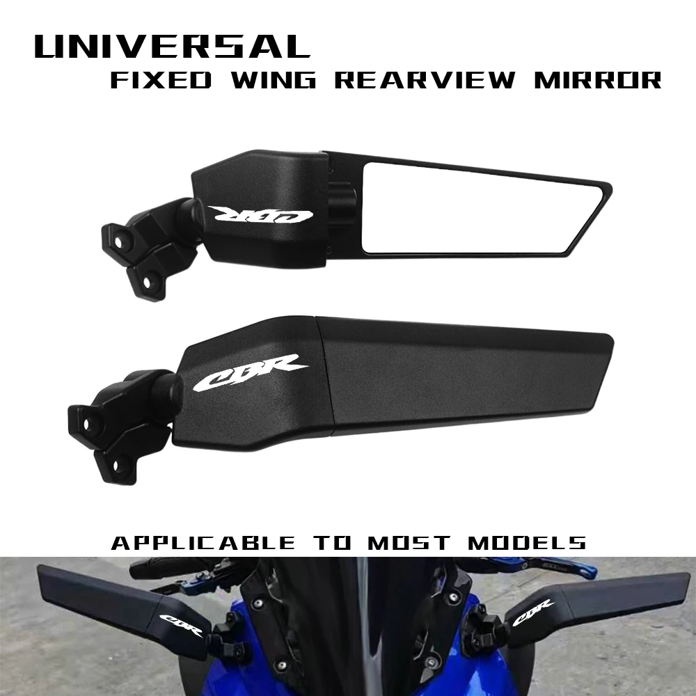 CBR650R Mirror  Motorcycle Wind Wing Rotating Rearview Mirrors For Honda CBR1000RR CBR600RR CBR 250R 300R 400RR 500R