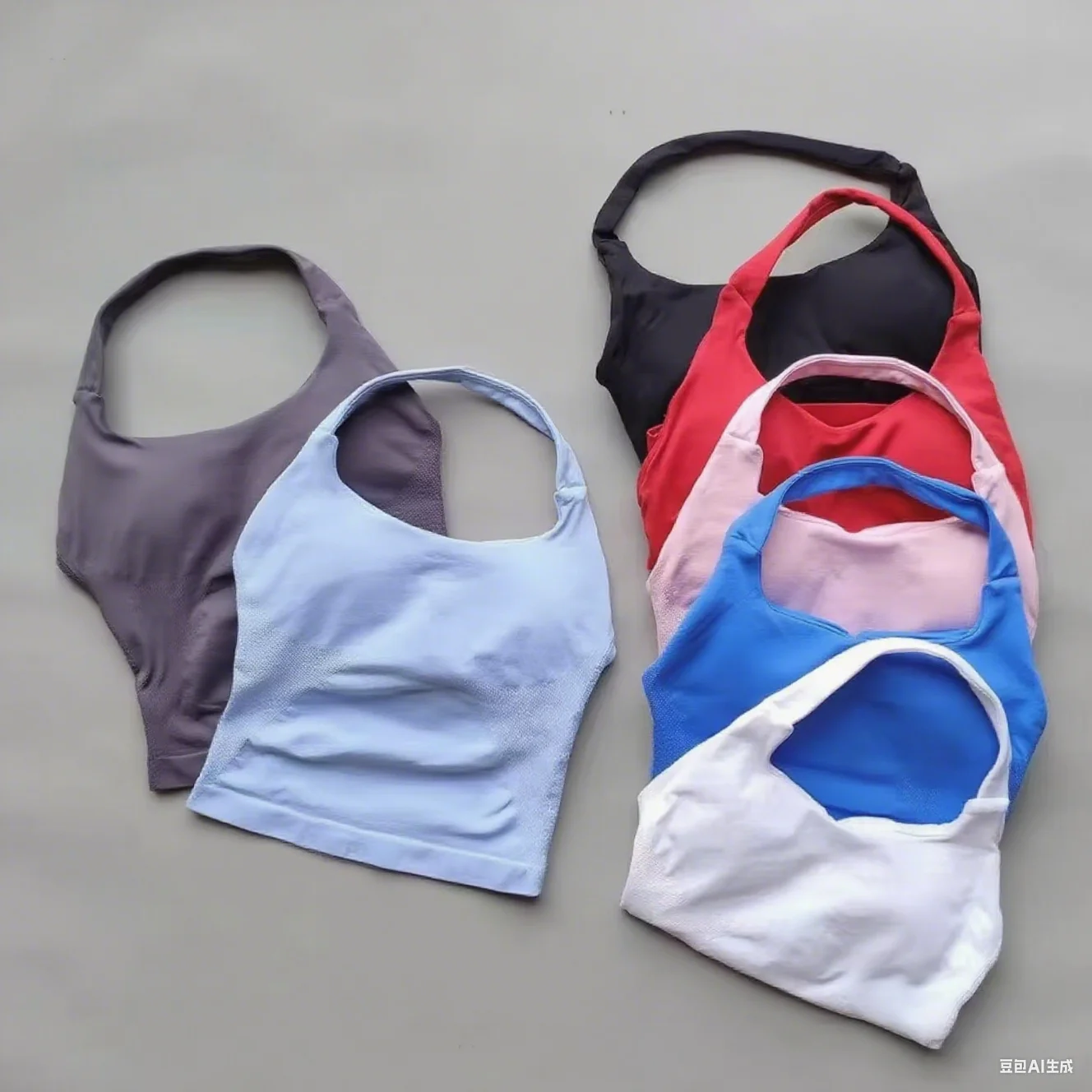 

2025 New simple straps gym top backless clothes women's removable cup yoga vest exercise clothes top sports vest