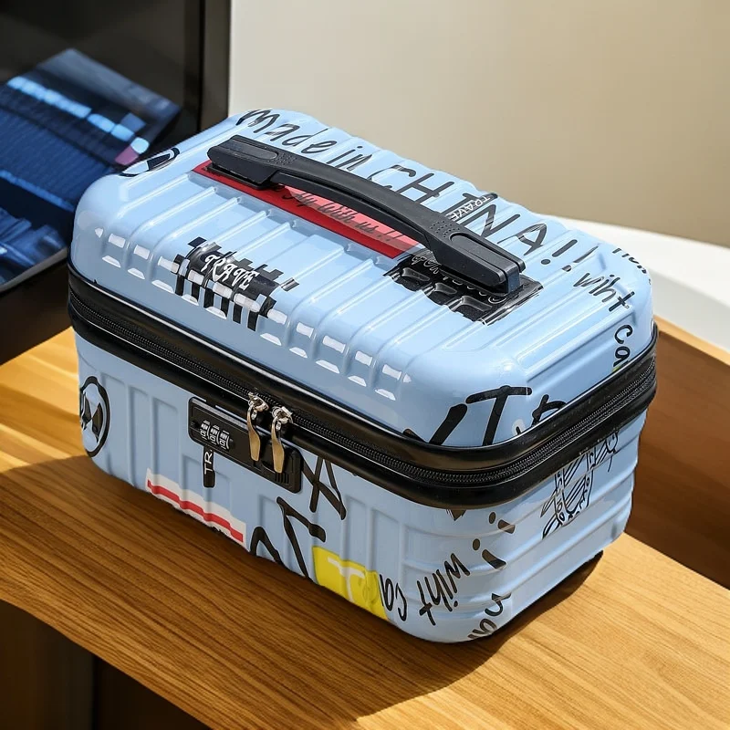 

Combination lock storage box with lock