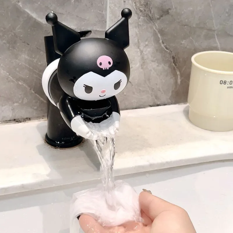 Simpatico personaggio dei cartoni animati Hello kitty Kuromi Pochacco prolunga per rubinetto Kawaii Mickey prolunga per lavaggio a mano a prova di spruzzi regalo per le vacanze