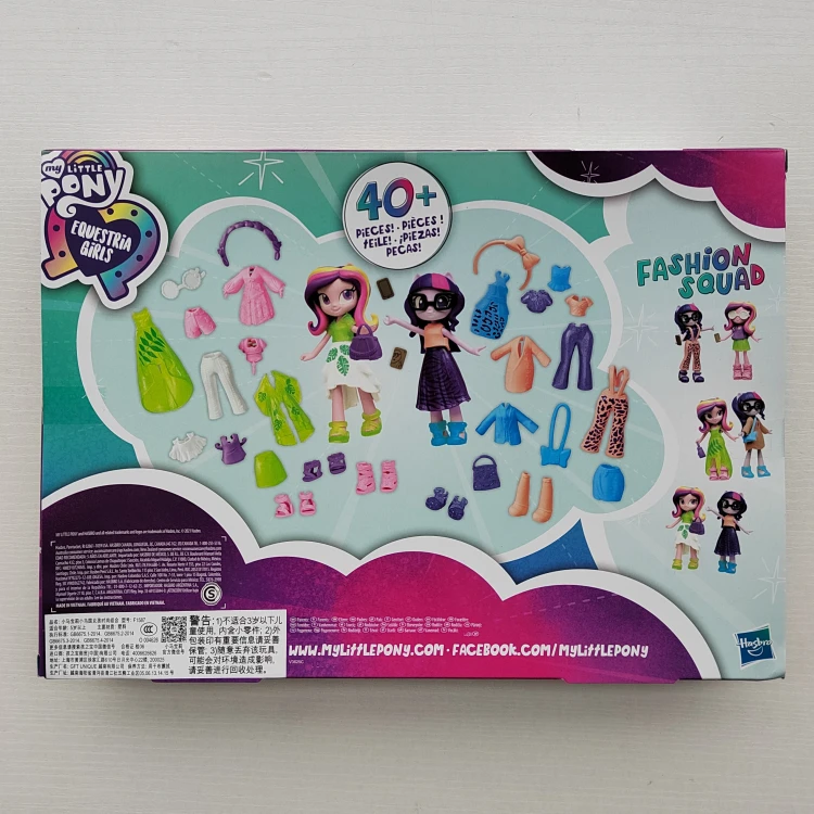 Hasbro My Little Pony Fashion Squad Twilight Sparkle F1587 Equestria Girls Doll Gifts Toy Model Anime Figure Collect Ornaments